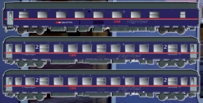 ACME 55316 - H0 - 3-tlg. Set Personenwagen Nightjet EN 295/40295, ÖBB, Ep. VI